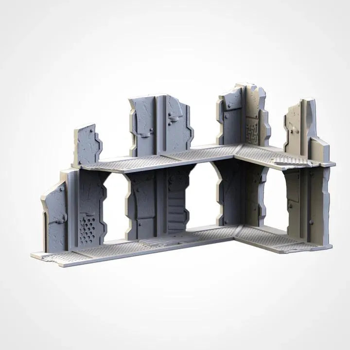 Post Apocalyptic Ruined WTC Terrain Short Set or Pieces {By TxarliFactory}