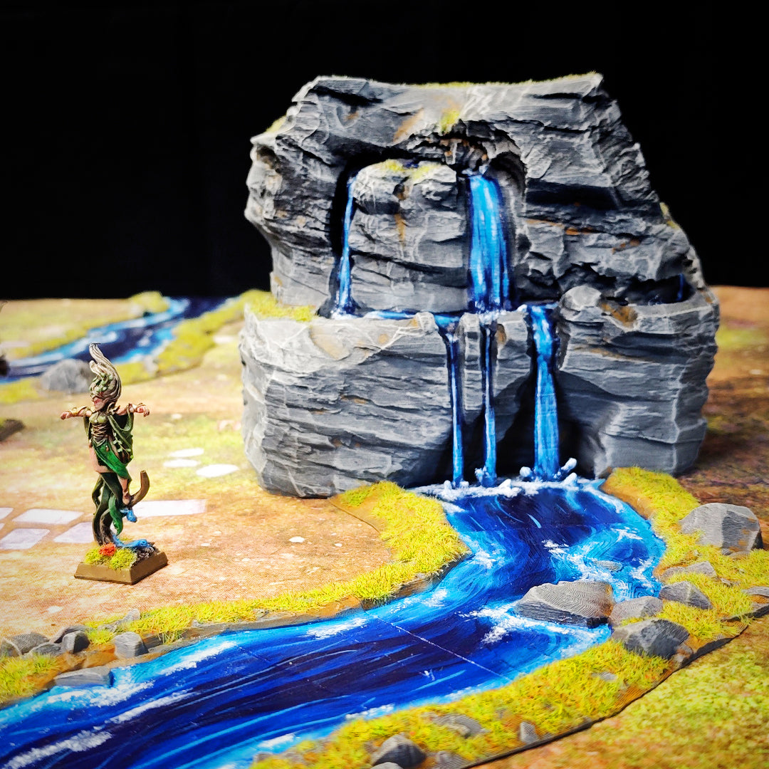 Classic Modular River – Txarli Factory 3D Printed Tabletop Terrain (28-32mm) - image 1