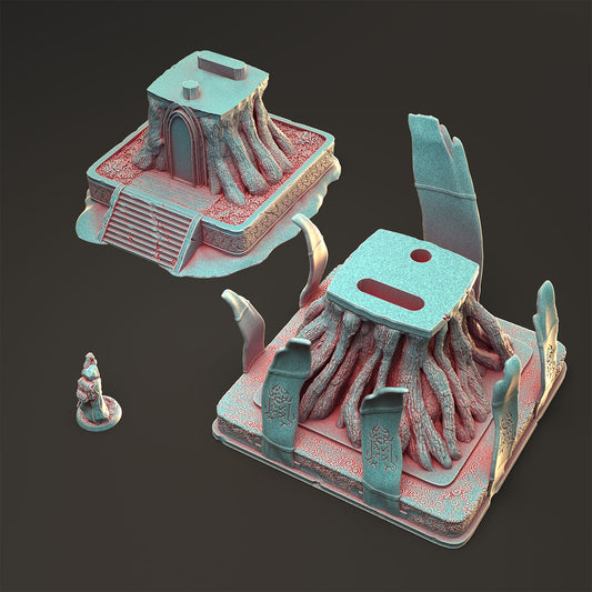 Whisperleaf Portal – 3DHexes 3D Printed Tabletop Terrain (28-32mm) - image 1