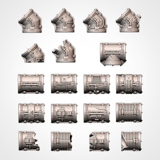 Modular Pipes – Txarli Factory 3D Printed Tabletop Terrain (28-32mm) - image 1