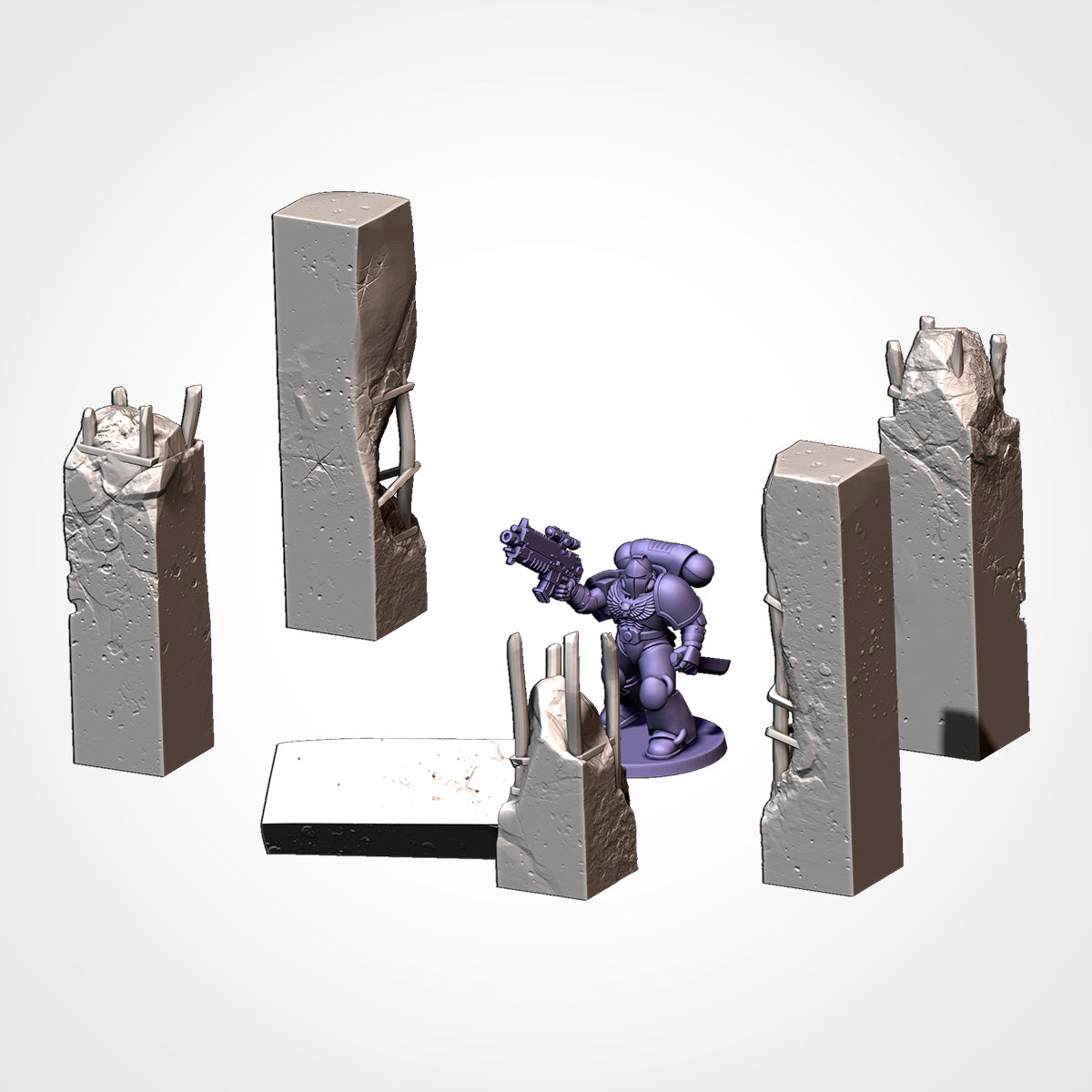 Obstacles of War – Txarli Factory 3D Printed Tabletop Terrain (28-32mm) - image 1