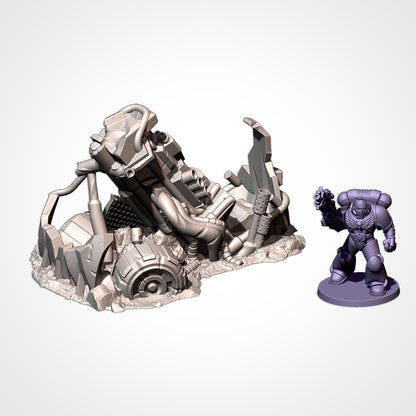 Orc Buggies Destroyed – Txarli Factory 3D Printed Tabletop Terrain (28-32mm) - image 1