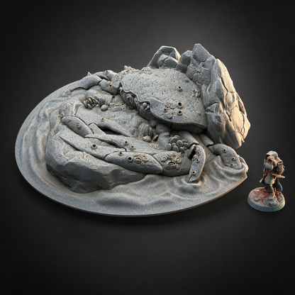 Giant Crab – Sunken City | 3DHexes 3D Printed Tabletop Terrain (28-32mm) - image 1