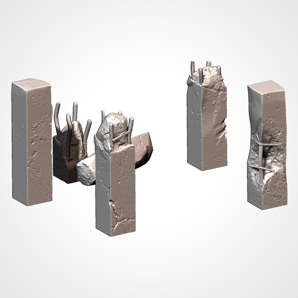 Obstacles of War – Txarli Factory 3D Printed Tabletop Terrain (28-32mm) - image 2