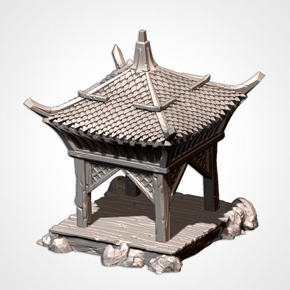 Oriental Buildings – Txarli Factory 3D Printed Tabletop Terrain (28-32mm) - image 2