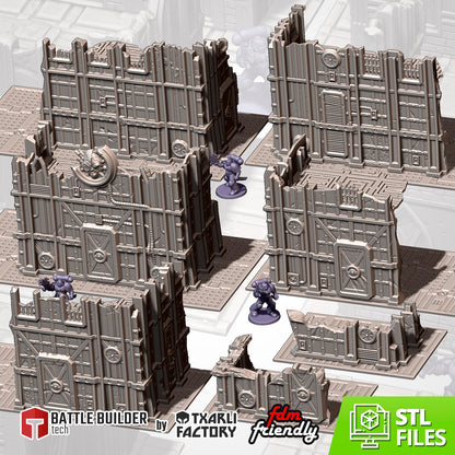 Industrial Ruins GW 10th – Txarli Factory 3D Printed Tabletop Terrain (28-32mm) - image 3
