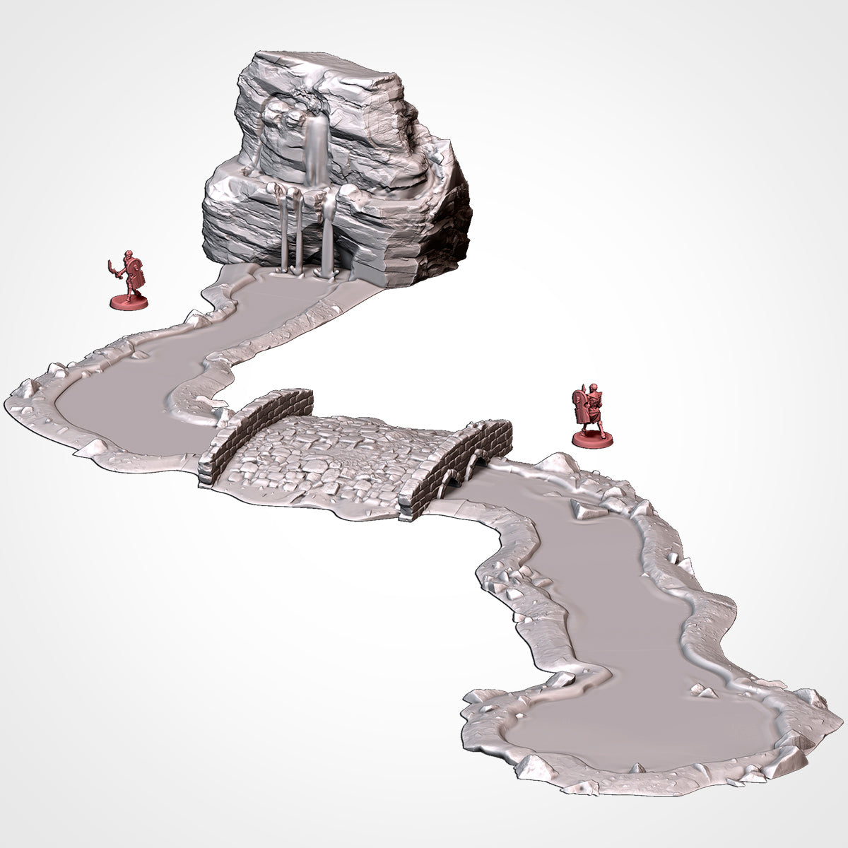 Classic Modular River – Txarli Factory 3D Printed Tabletop Terrain (28-32mm) - image 4