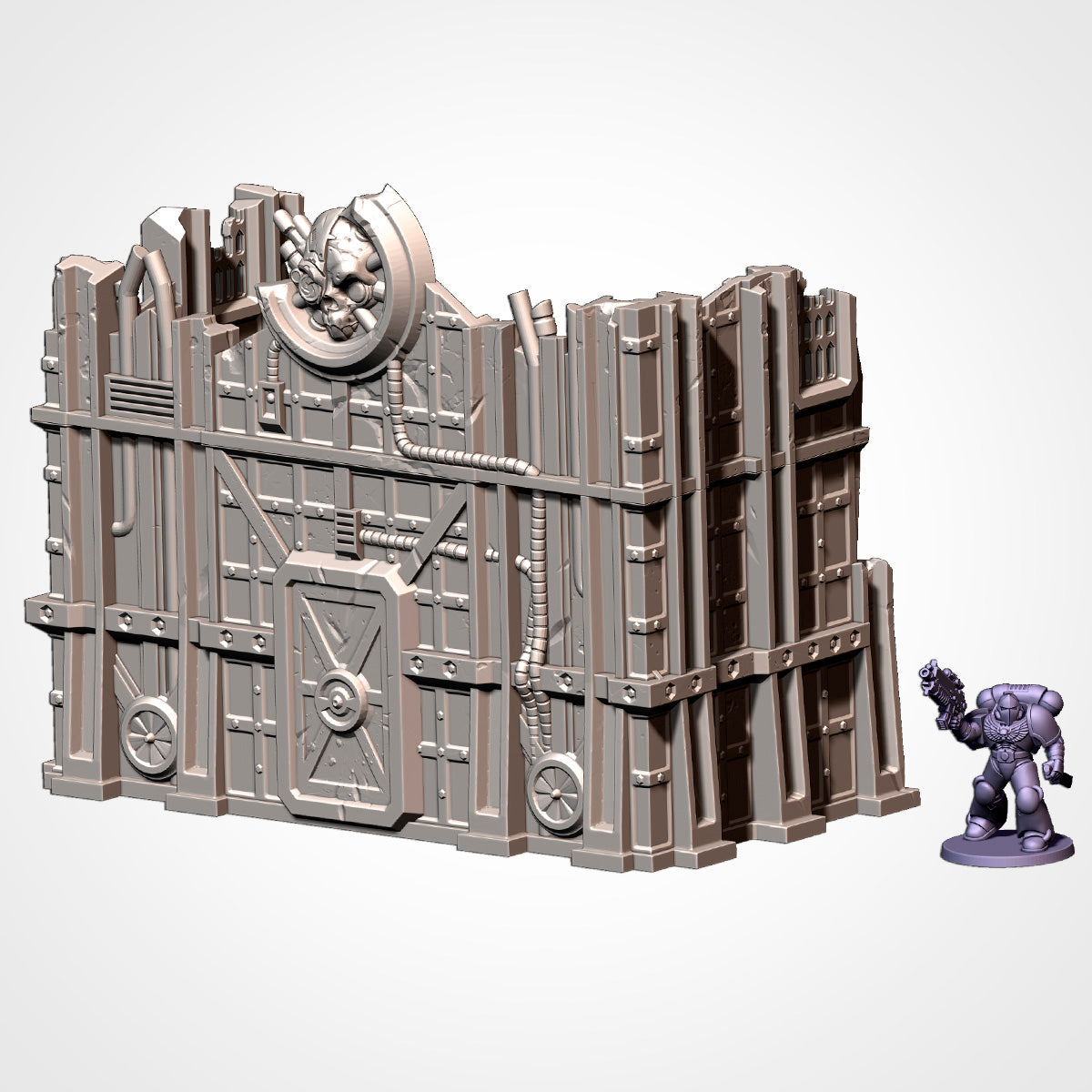 Industrial Ruins GW 10th – Txarli Factory 3D Printed Tabletop Terrain (28-32mm) - image 4