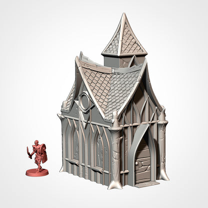 Wood Elf Village – Txarli Factory 3D Printed Tabletop Terrain (28-32mm) - image 4