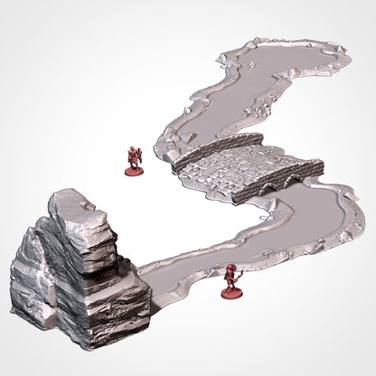 Classic Modular River – Txarli Factory 3D Printed Tabletop Terrain (28-32mm) - image 5