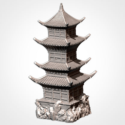 Oriental Buildings – Txarli Factory 3D Printed Tabletop Terrain (28-32mm) - image 5