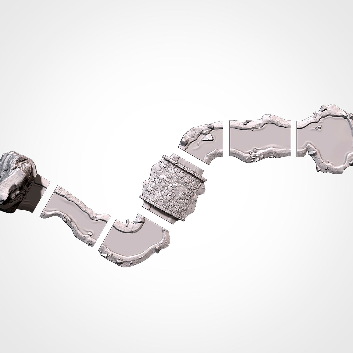 Classic Modular River – Txarli Factory 3D Printed Tabletop Terrain (28-32mm) - image 6