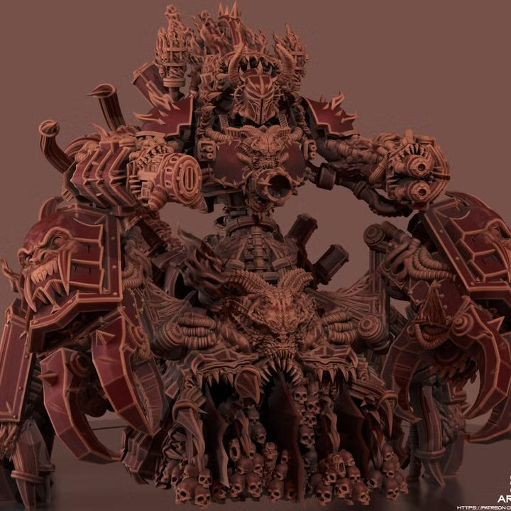 Infernal Crab Engine model render, view 2