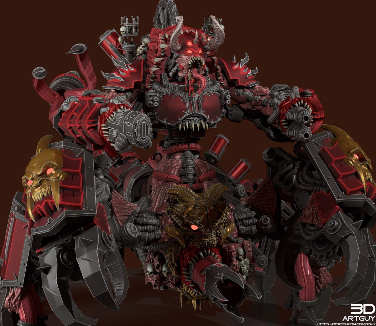 Infernal Crab Engine V1 sci-fi miniature