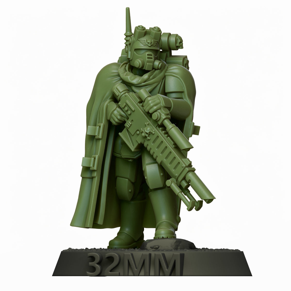Kasrkin Warrior Vindicated Sniper 32mm render
