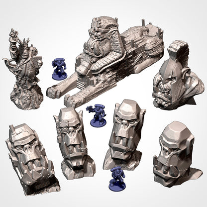 Orktober Ork scatter complete set with seven monuments