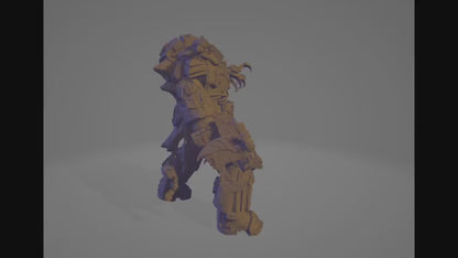 Imperial Gothic Exo Knights – 38mm Scale Elite Paladin Squad With Ornate Armor
