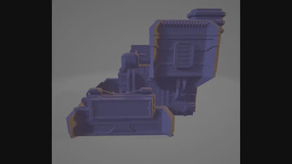 SCI-FI City Terrain - Modular Urban Warfare {By TxarliFactory}