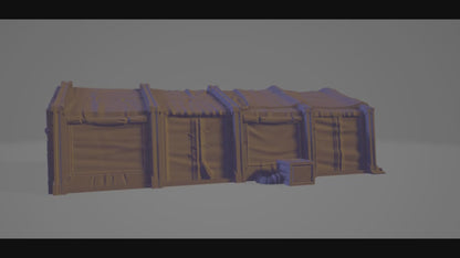 Military Barracks Set – Modular Military Terrain by {TxarliFactory}