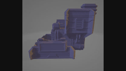 SCI-FI City Terrain - Modular Urban Warfare {By TxarliFactory}