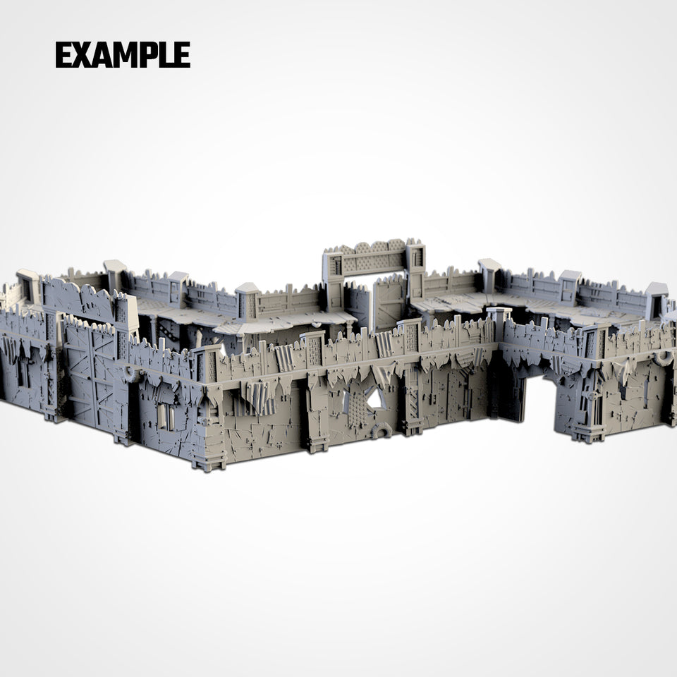 The Last Forts Junkyard Modular Terrain Mega Set or Pieces {By TxarliFactory}