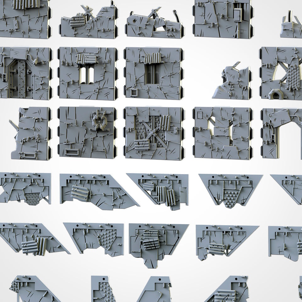 The Last Forts Junkyard Modular Terrain Mega Set or Pieces {By TxarliFactory}
