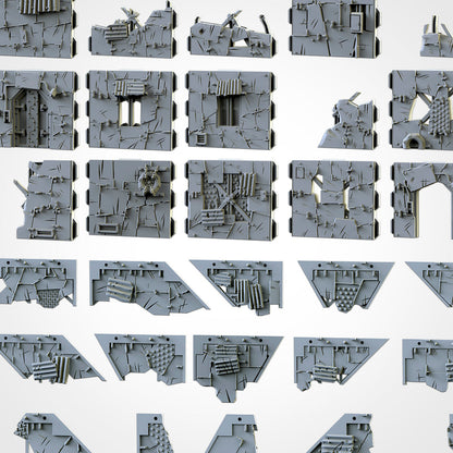 The Last Forts Junkyard Modular Terrain Mega Set or Pieces {By TxarliFactory}