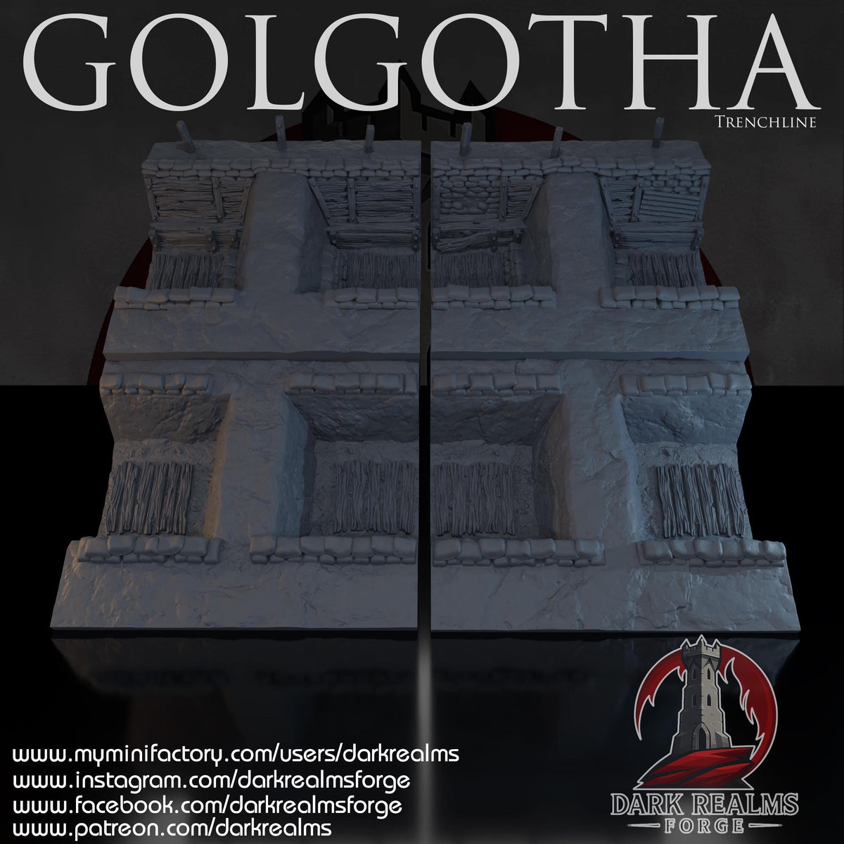 Golgotha Trenchline modular trench system split overview