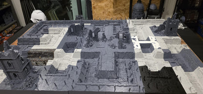 Golgotha Trenchline full tabletop terrain layout